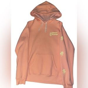 Billabong Hello Summer Women’s Pullover Hoody “Peach Pit” NEW medium